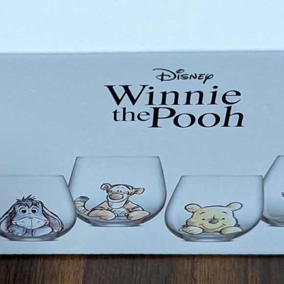 NEW Joy Jolt Disney Winnie The Pooh Stemless Drinking Glasses. - Picture 8 of 9